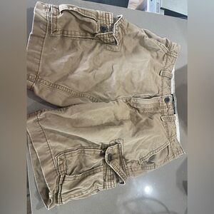 American Eagle Khaki Cargo Shorts 32”